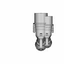 Legrand Hypra Socket 3P T 1 | CAD Model for Energy Systems_0_90_degree_snapshot