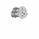 Legrand Hypra Socket 3P T 1 | CAD Model for Energy Systems_270_0_degree_snapshot