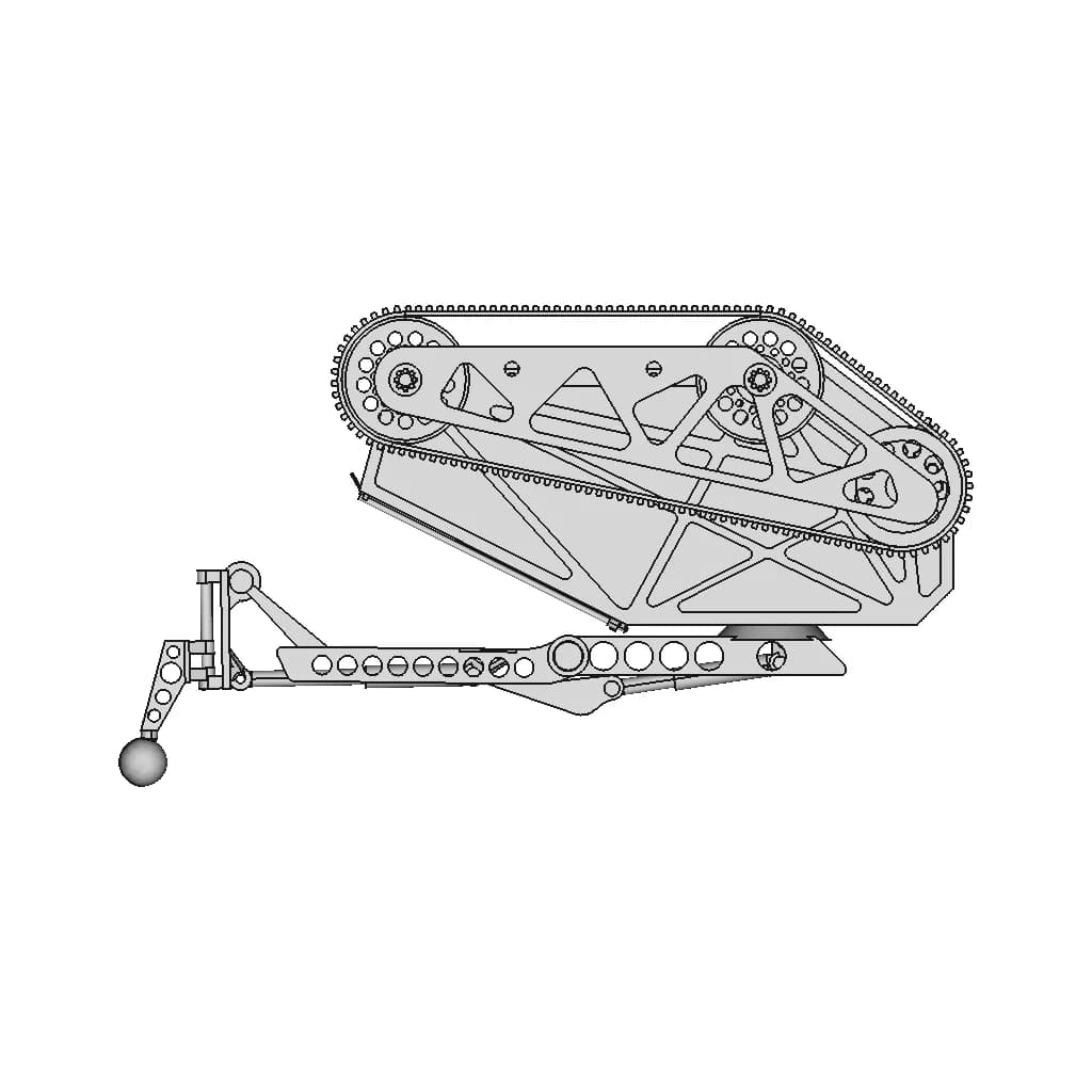 Drone Frame And Parts 1 | Professional CAD Design_270_0_degree_snapshot