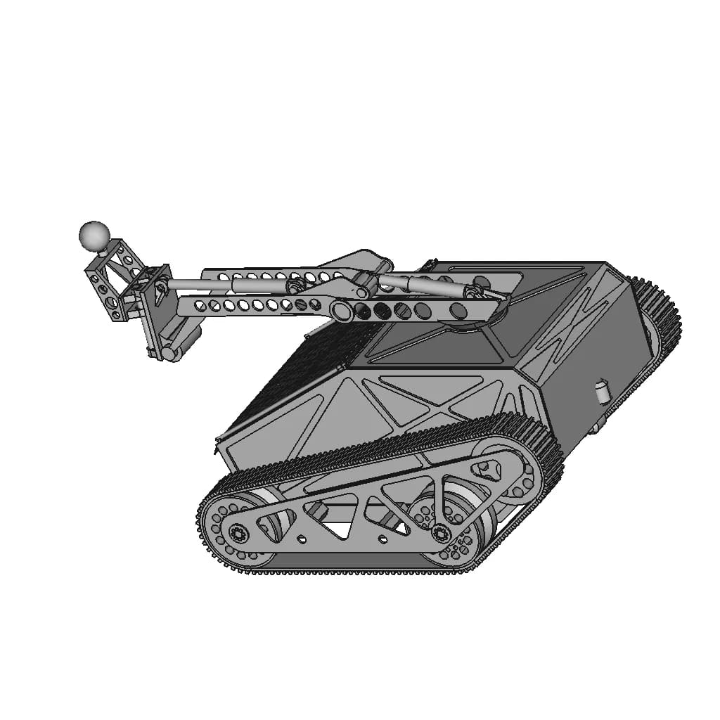 Drone Frame And Parts 1 | Professional CAD Design_60_30_degree_snapshot