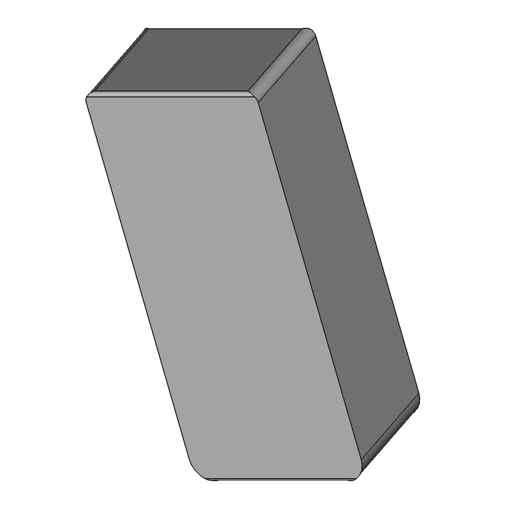 Xt60 Female Cable Connector Plug 1 | Professional CAD Design_60_30_degree_snapshot