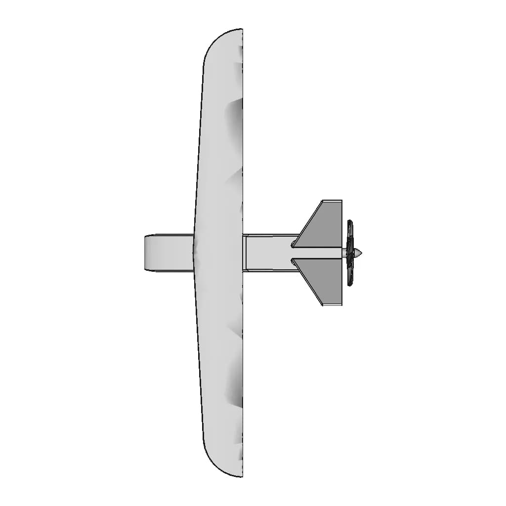 Aircraft Tail Design 1 | Professional CAD Design_270_0_degree_snapshot