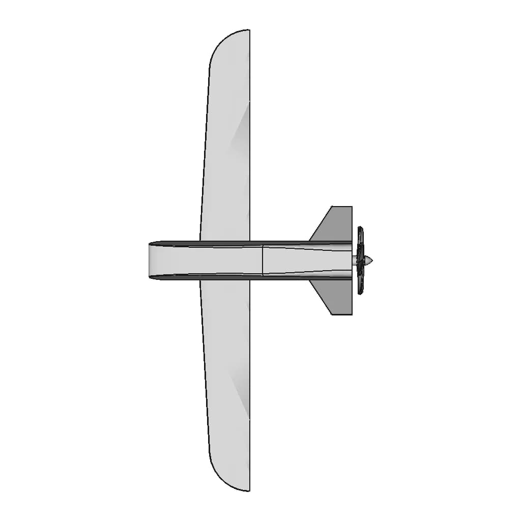 Aircraft Tail Design 1 | Professional CAD Design_90_0_degree_snapshot