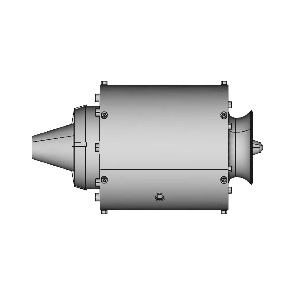 Jet Engine 245 | Professional CAD Design_0_0_degree_snapshot