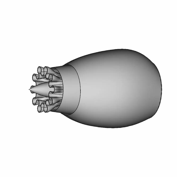 Canard Airliner 1 | Professional CAD Design