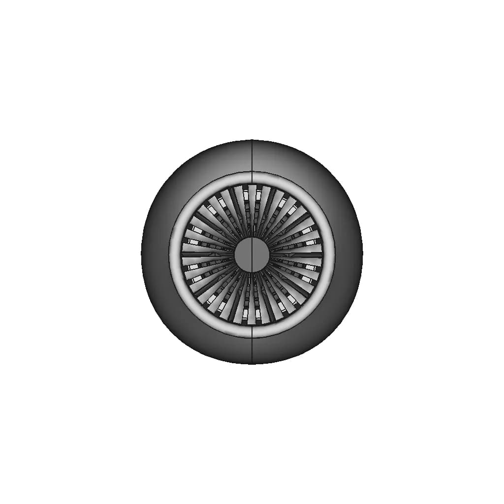 Canard Airliner 1 | Professional CAD Design_0_270_degree_snapshot