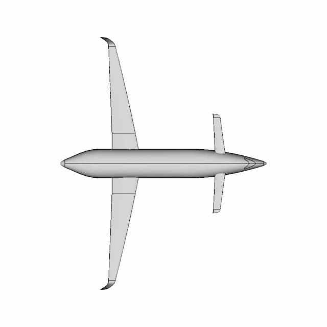 Apc 5 25 X 8E 5 Propeller Recreation From Optical | Professional CAD Design