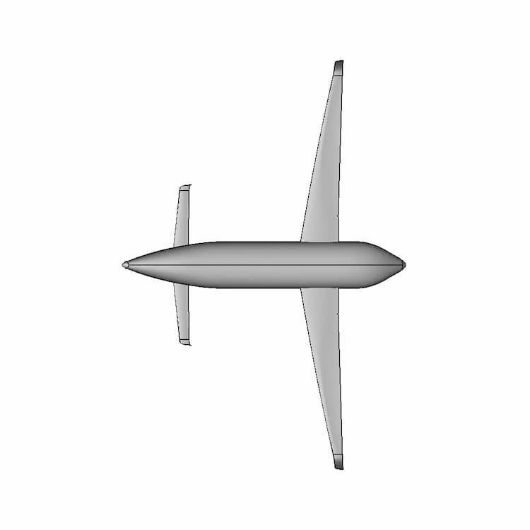 Apc 5 25 X 8E 5 Propeller Recreation From Optical | Professional CAD Design
