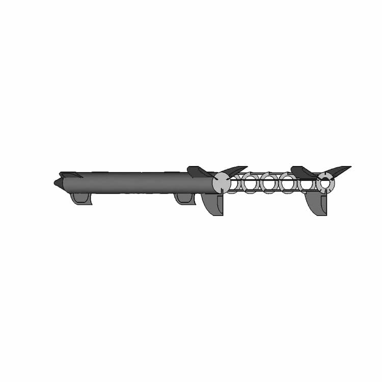 Eddb Double Impellere Slow Speed Fan Model 1 | Professional CAD Design