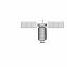 Big Head M1 B20 Stud Fastener Steel Zinc Plated 1 | Professional CAD Design_0_90_degree_snapshot