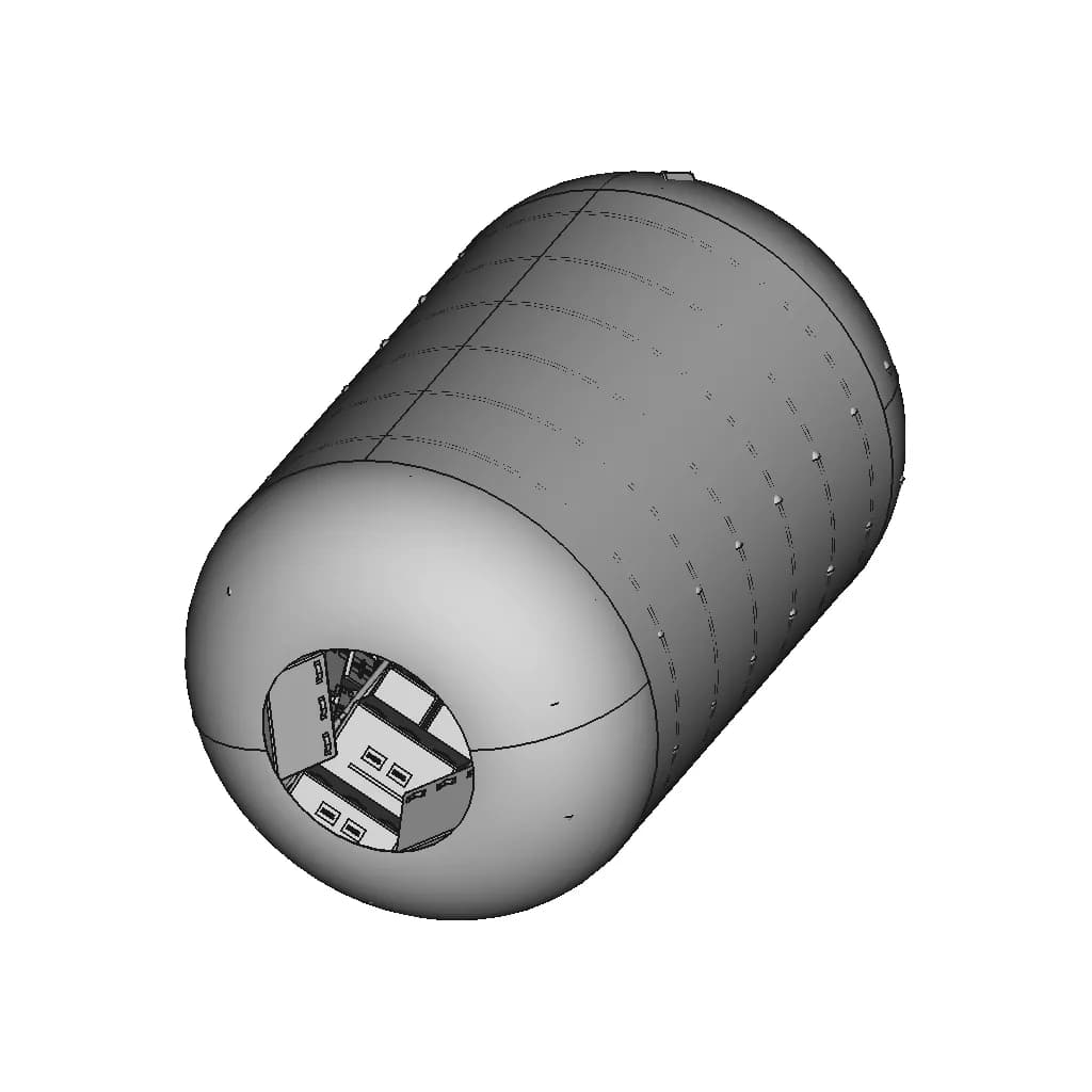 High Pressure Wind Tunnel 1 | Professional CAD Design_60_30_degree_snapshot