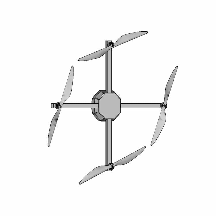 Boom Mounted Inverted Tail For Uav 1 | Professional CAD Design