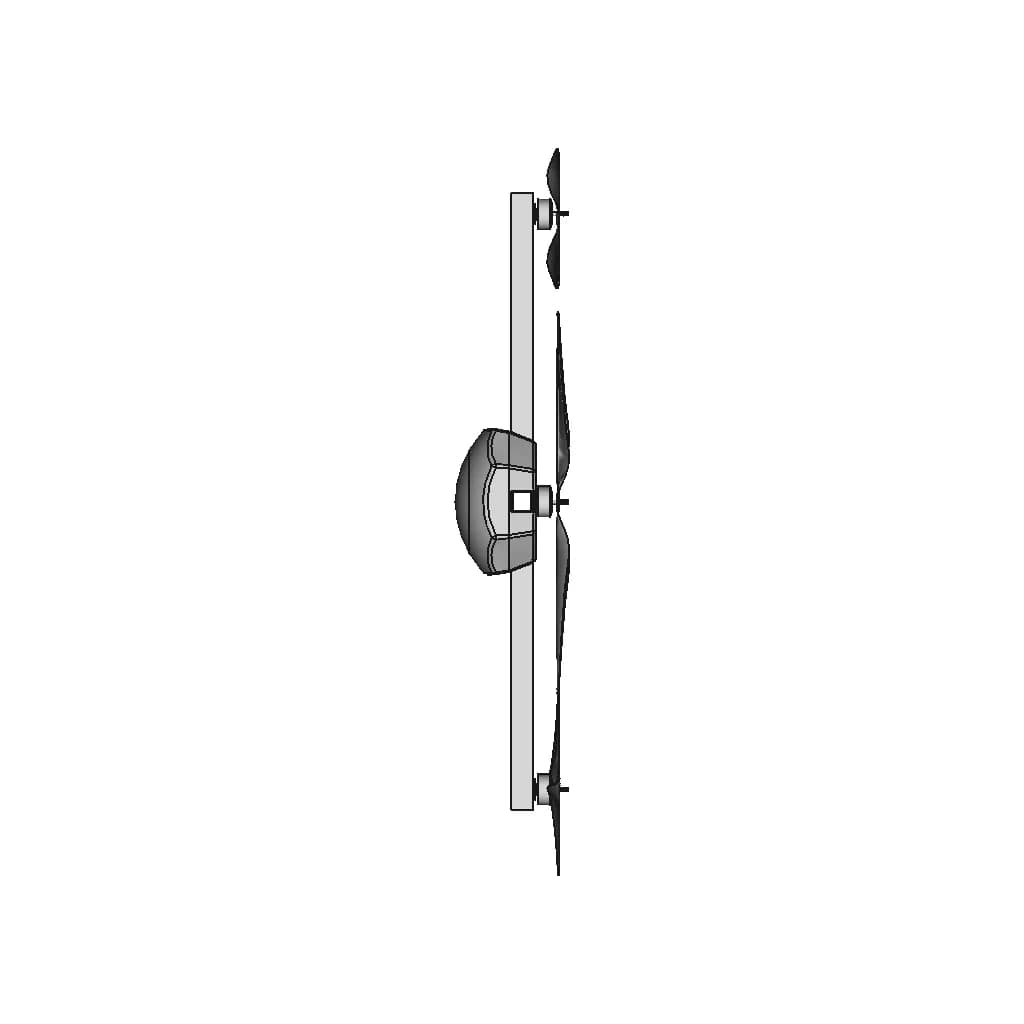 Boom Mounted Inverted Tail For Uav 1 | Professional CAD Design_0_90_degree_snapshot