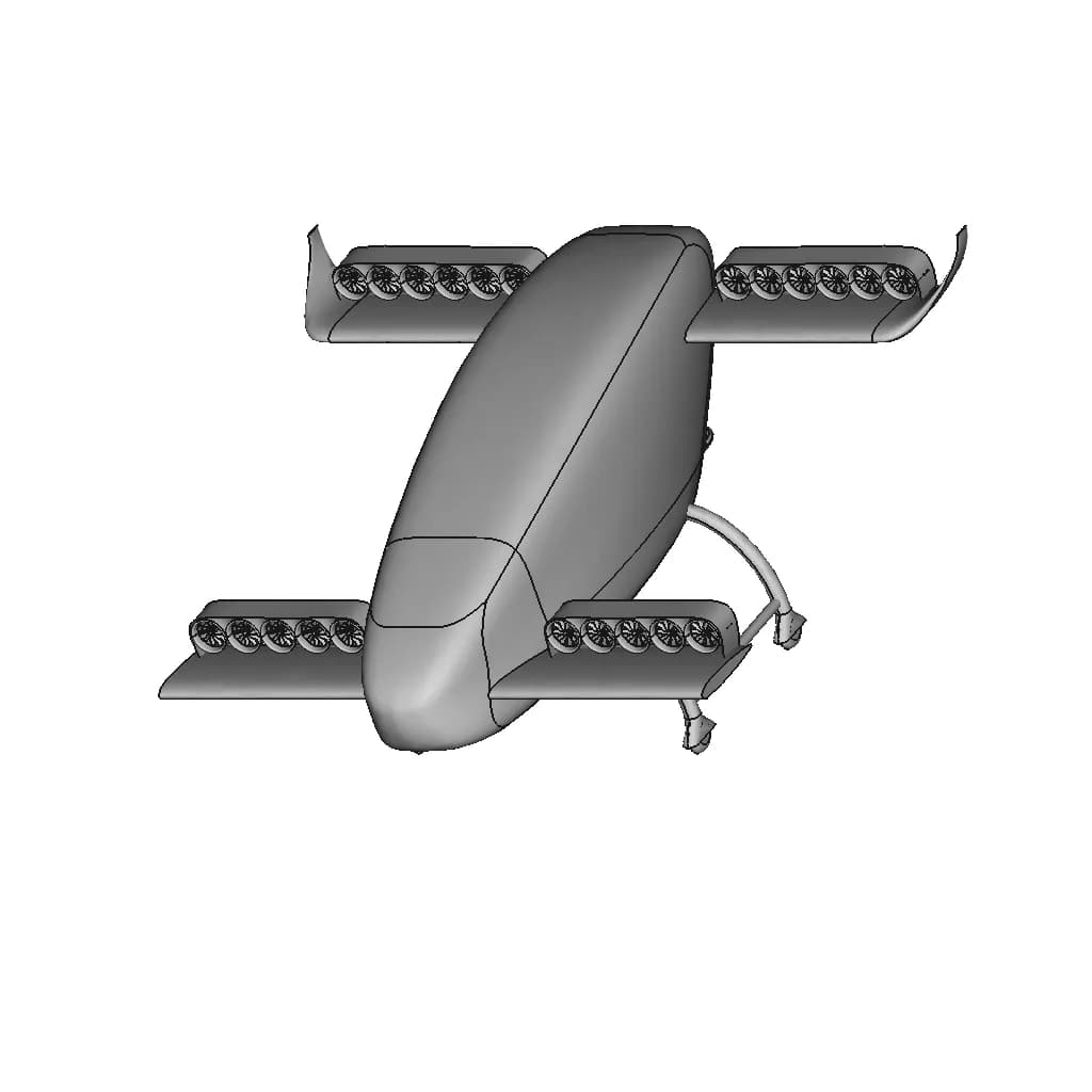 Electric Glider 1 | Professional CAD Design_60_30_degree_snapshot