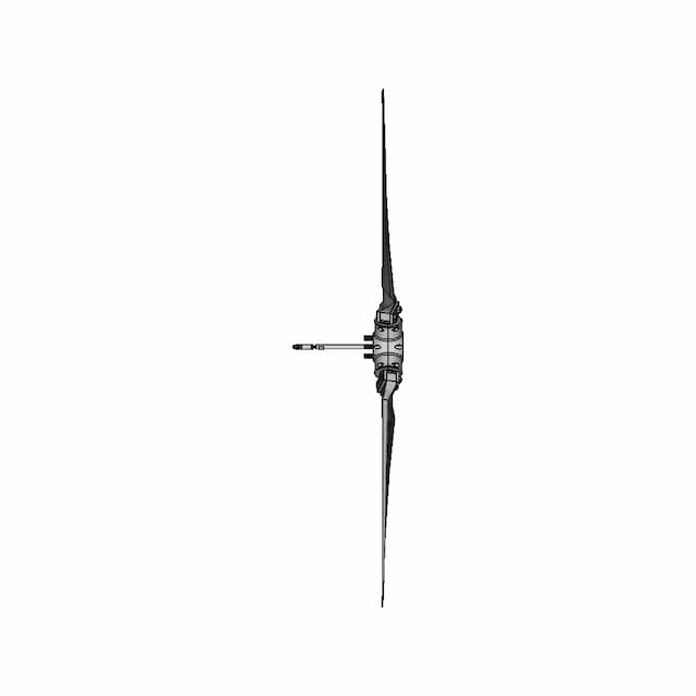 48 Diameter Three Blade Inflight Adjustable Pitch Pusher Propeller 1 | Professional CAD Design