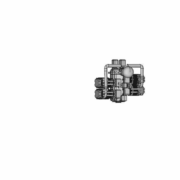 Aircraft Boxer Engine Cylinder Cub Style Step File 1 | Professional CAD Design