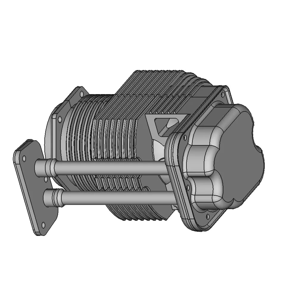 Hermes 50 100Mm Rocket 1 | Professional CAD Design_60_30_degree_snapshot