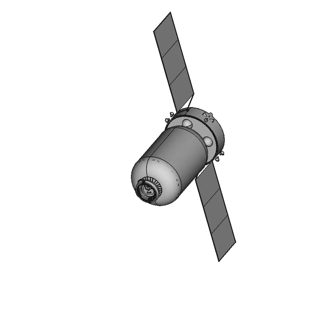 Nasa Gateway Logistics Design 1 | Professional CAD Design_60_30_degree_snapshot