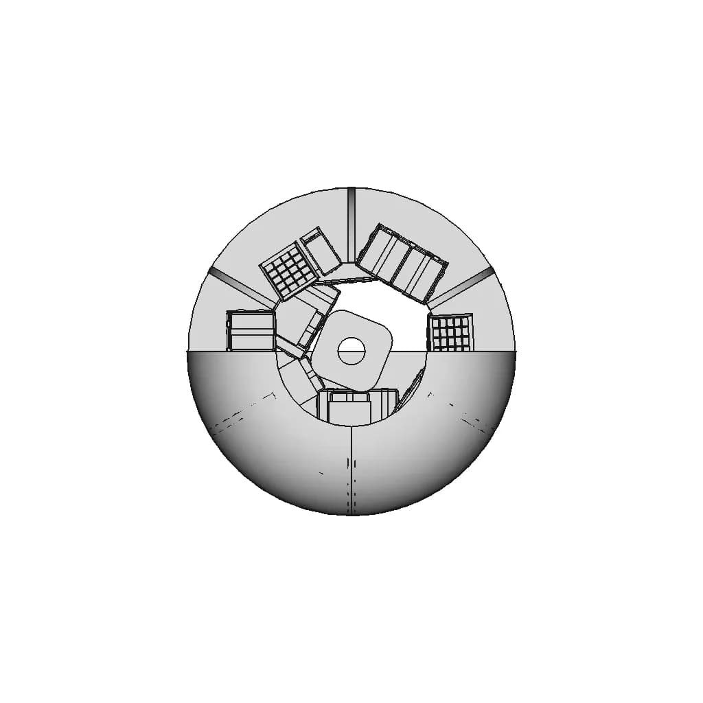 Cargo Packing And Storage Module 1 | Professional CAD Design_90_0_degree_snapshot