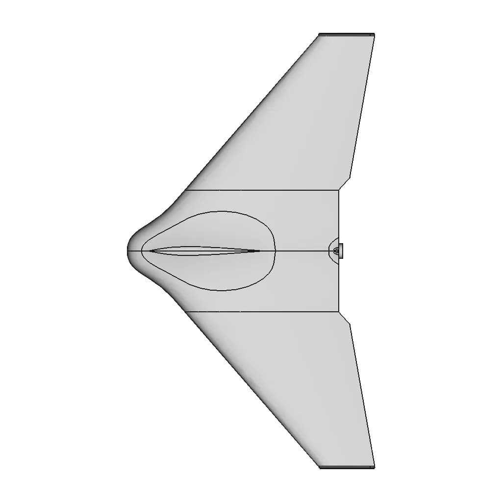 F3A Wheel Pant And Mold 1 | Professional CAD Design_270_0_degree_snapshot
