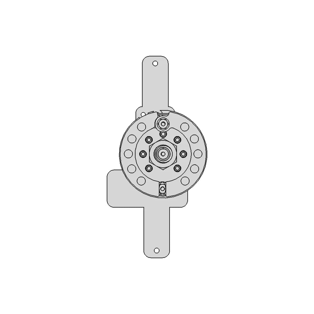 Brewster F2A Buffalo Gear Design Step File 1 | Professional CAD Design_0_90_degree_snapshot