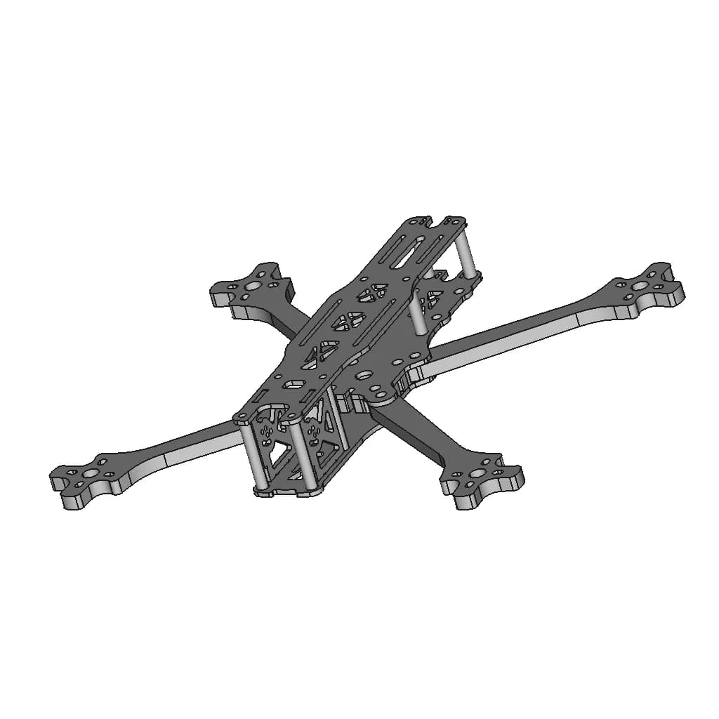 Single Stage Model Rocket 1 | Professional CAD Design_60_30_degree_snapshot