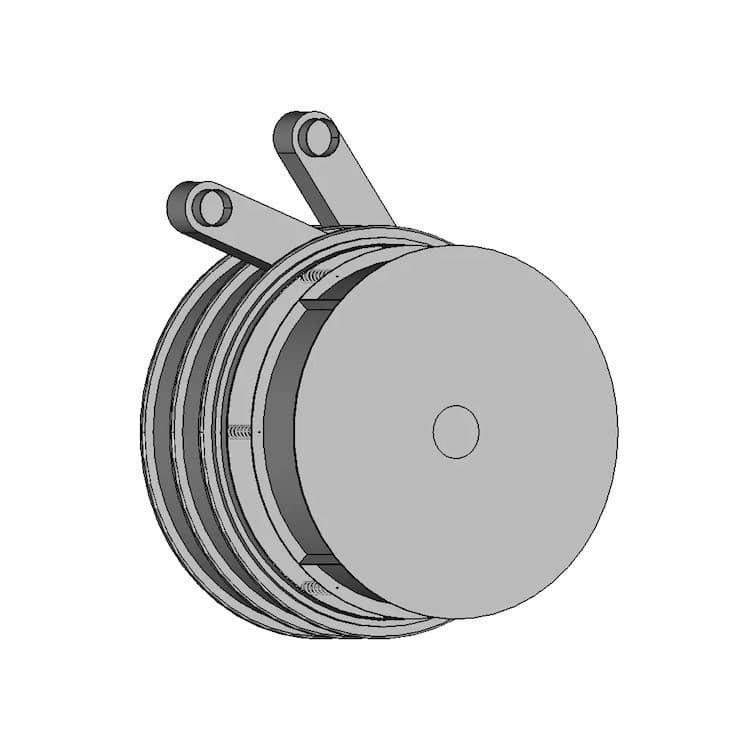 Le S Inspired Q400 Main Landing Gear 1 | Professional CAD Design