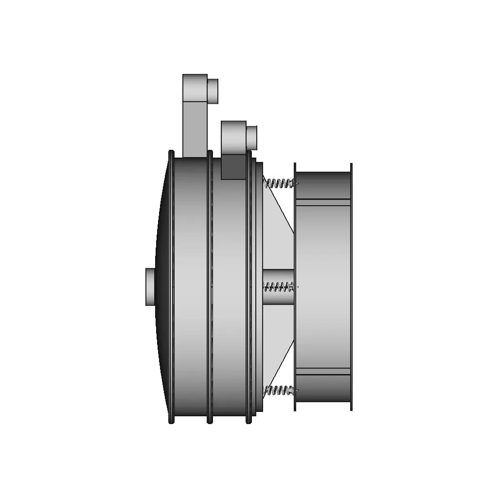 Le S Inspired Q400 Main Landing Gear 1 | Professional CAD Design_0_90_degree_snapshot