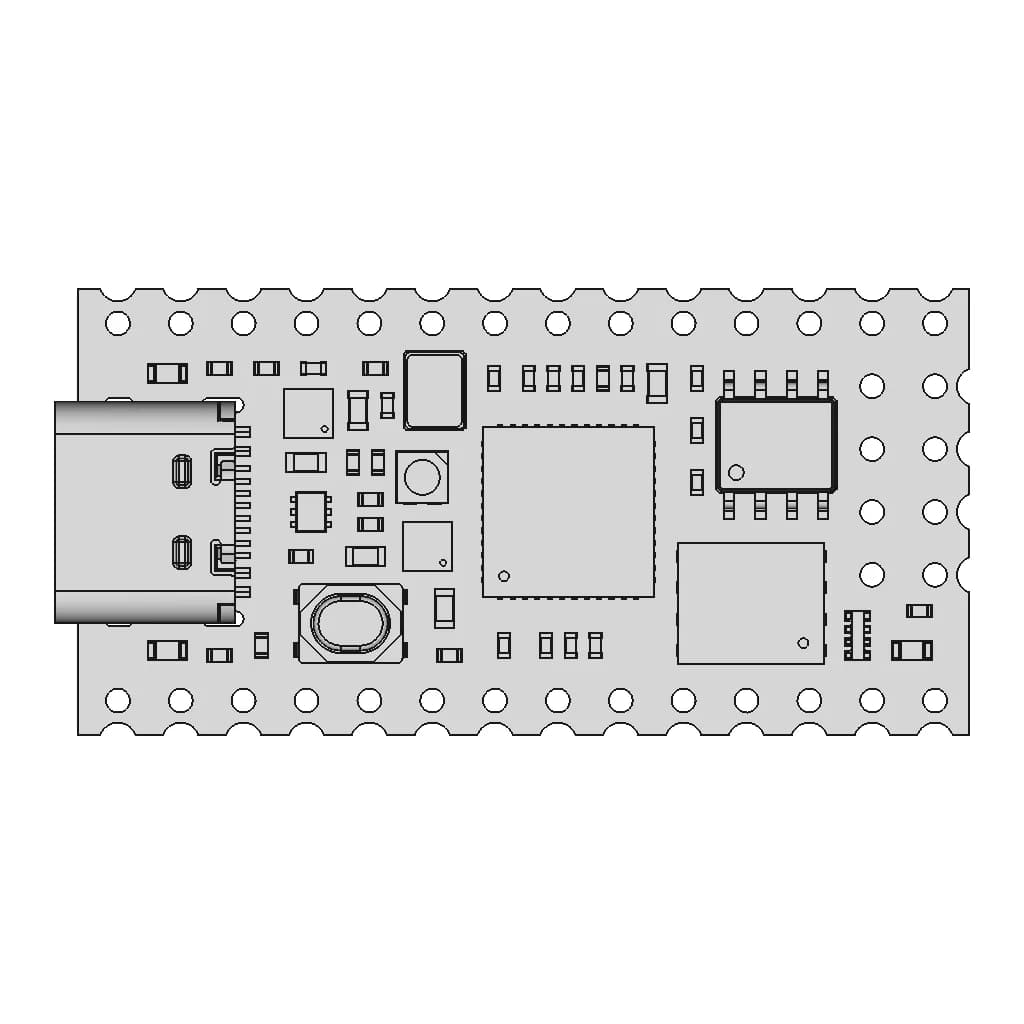 Orange Crab Feather Risc V Fpga Pcb Module 2 | Professional CAD Design_0_0_degree_snapshot
