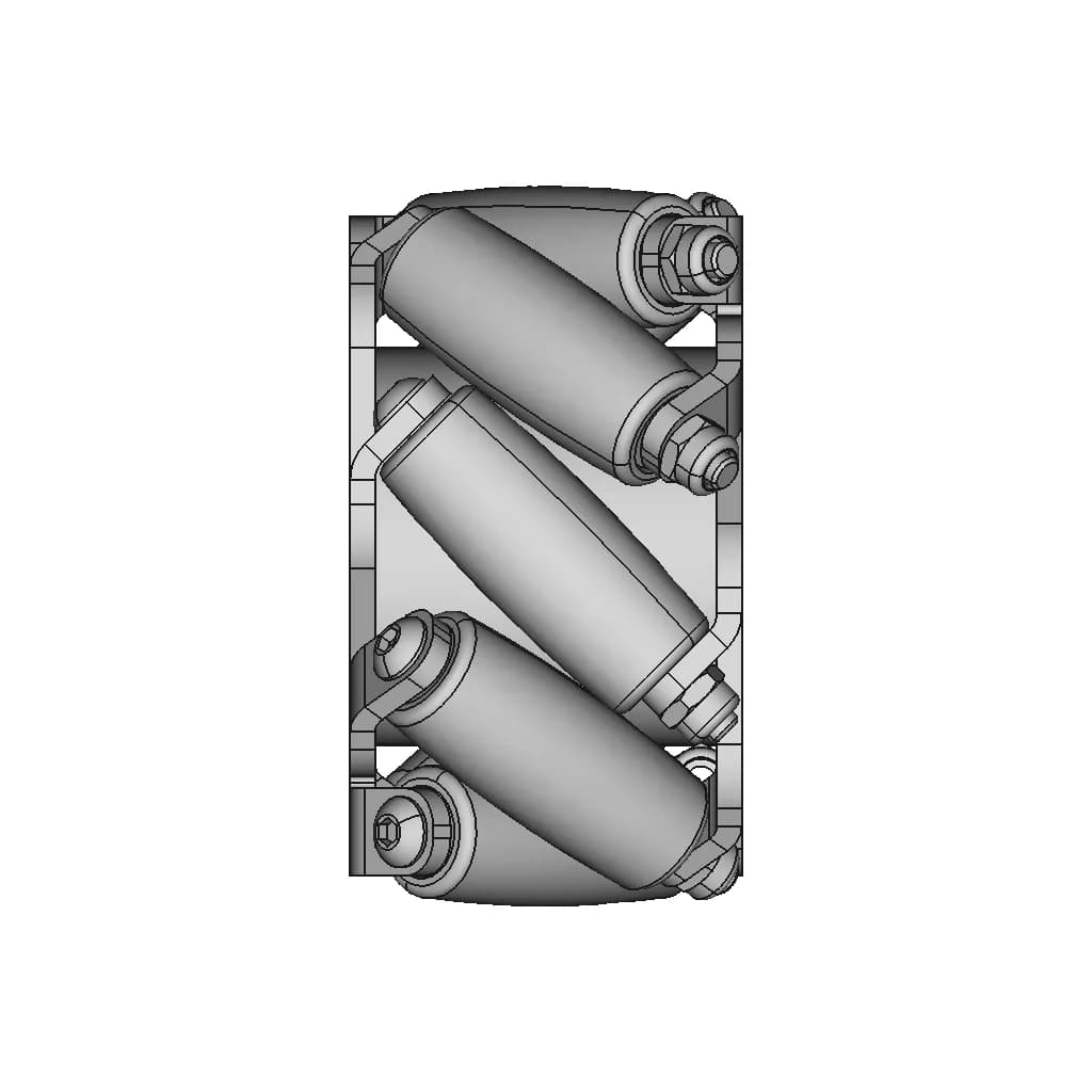 Shaft Hub Flange Coupling Bracket To Wheel Roda As Motor | Professional CAD Design_0_0_degree_snapshot