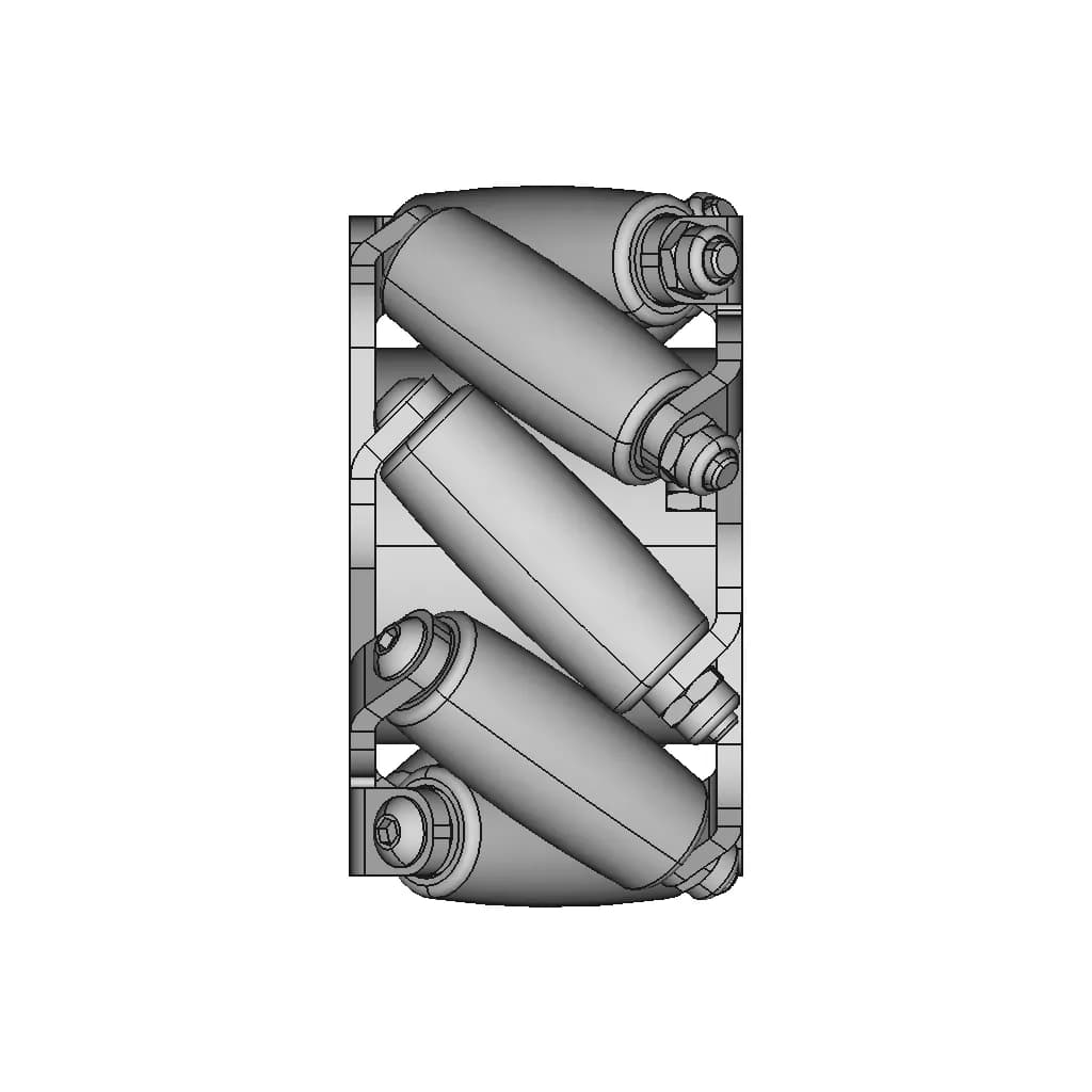 Shaft Hub Flange Coupling Bracket To Wheel Roda As Motor | Professional CAD Design_90_0_degree_snapshot