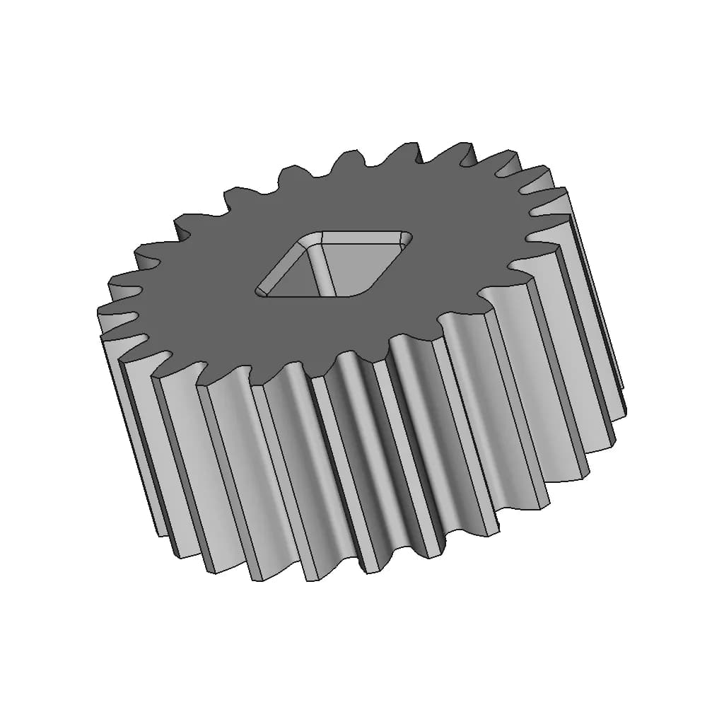 Nmrv040 Gearbox 1 | Professional CAD Design_60_30_degree_snapshot