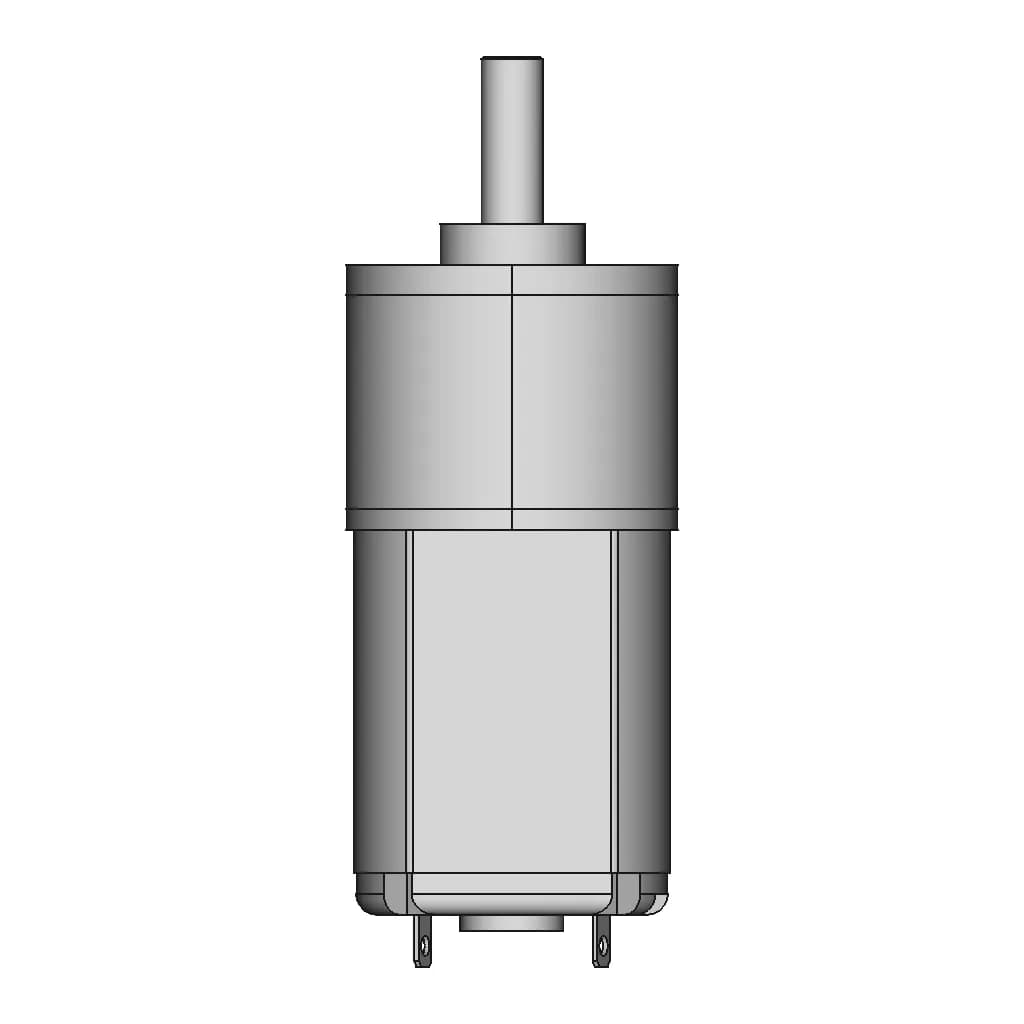 N20 Dc Gear Motor 1 | Professional CAD Design_90_0_degree_snapshot