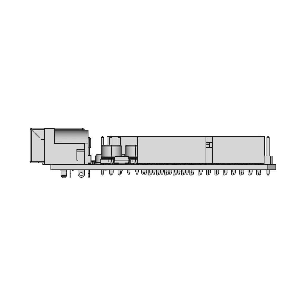 Enclosure For T Display S3 Amoled Microcomputer Designed For Flush | Professional CAD Design_0_90_degree_snapshot