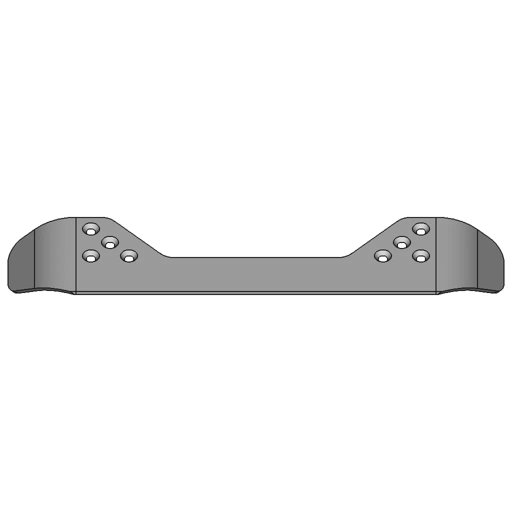 Hc Sr04 Ultrasonic Sensor Acrylic Holder 1 | Professional CAD Design_0_0_degree_snapshot