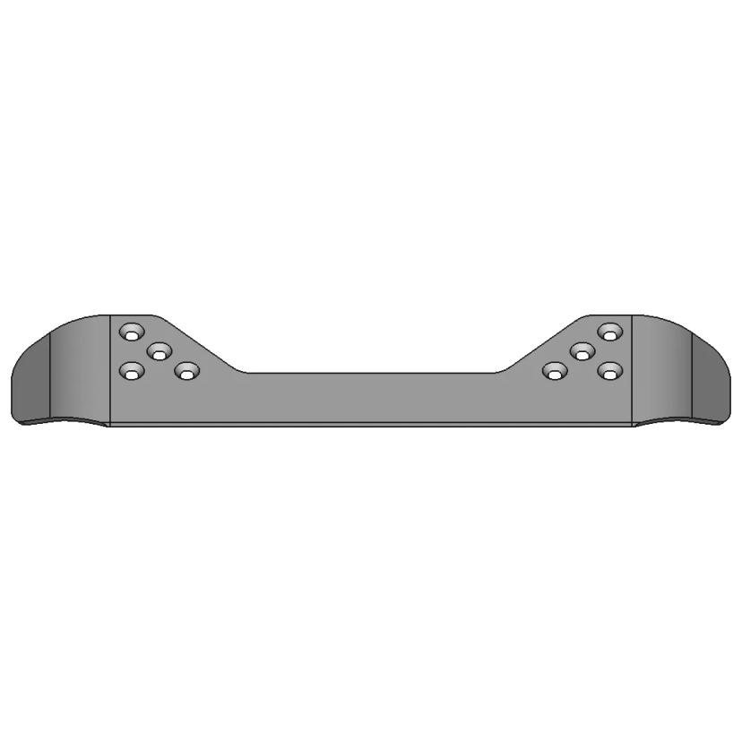 Hc Sr04 Ultrasonic Sensor Acrylic Holder 1 | Professional CAD Design