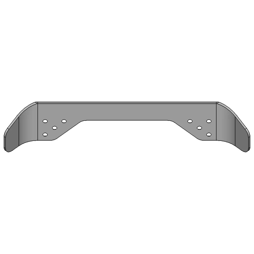 Hc Sr04 Ultrasonic Sensor Acrylic Holder 1 | Professional CAD Design_90_0_degree_snapshot