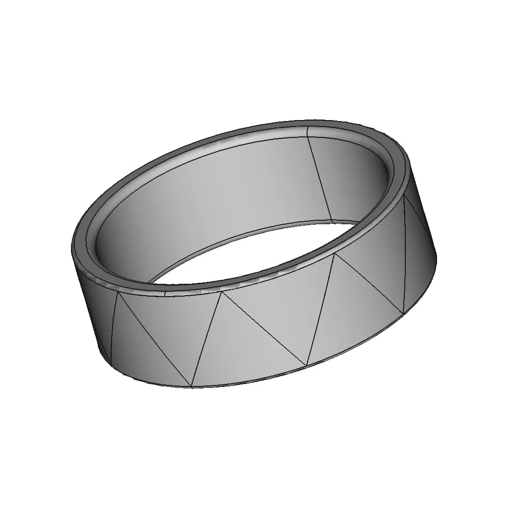 Brass Wedding Ring 1 | Professional CAD Design_60_30_degree_snapshot