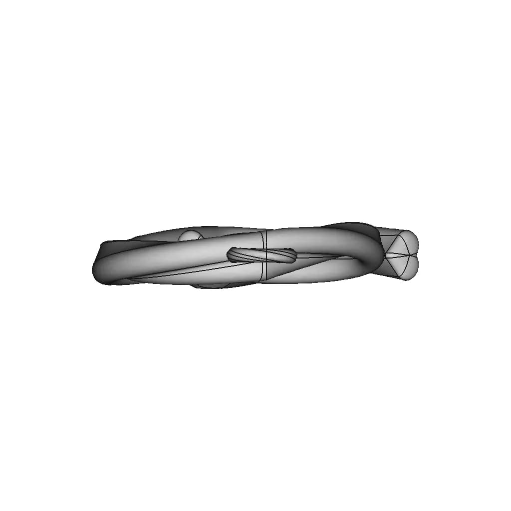 Cnc Key Ring 1 | Professional CAD Design_270_0_degree_snapshot