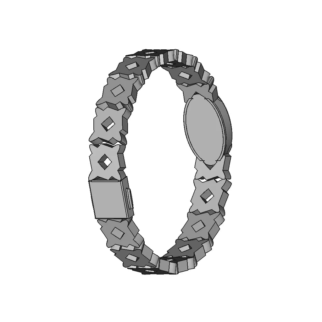 Women Bracelet 2 | Professional CAD Design_60_30_degree_snapshot