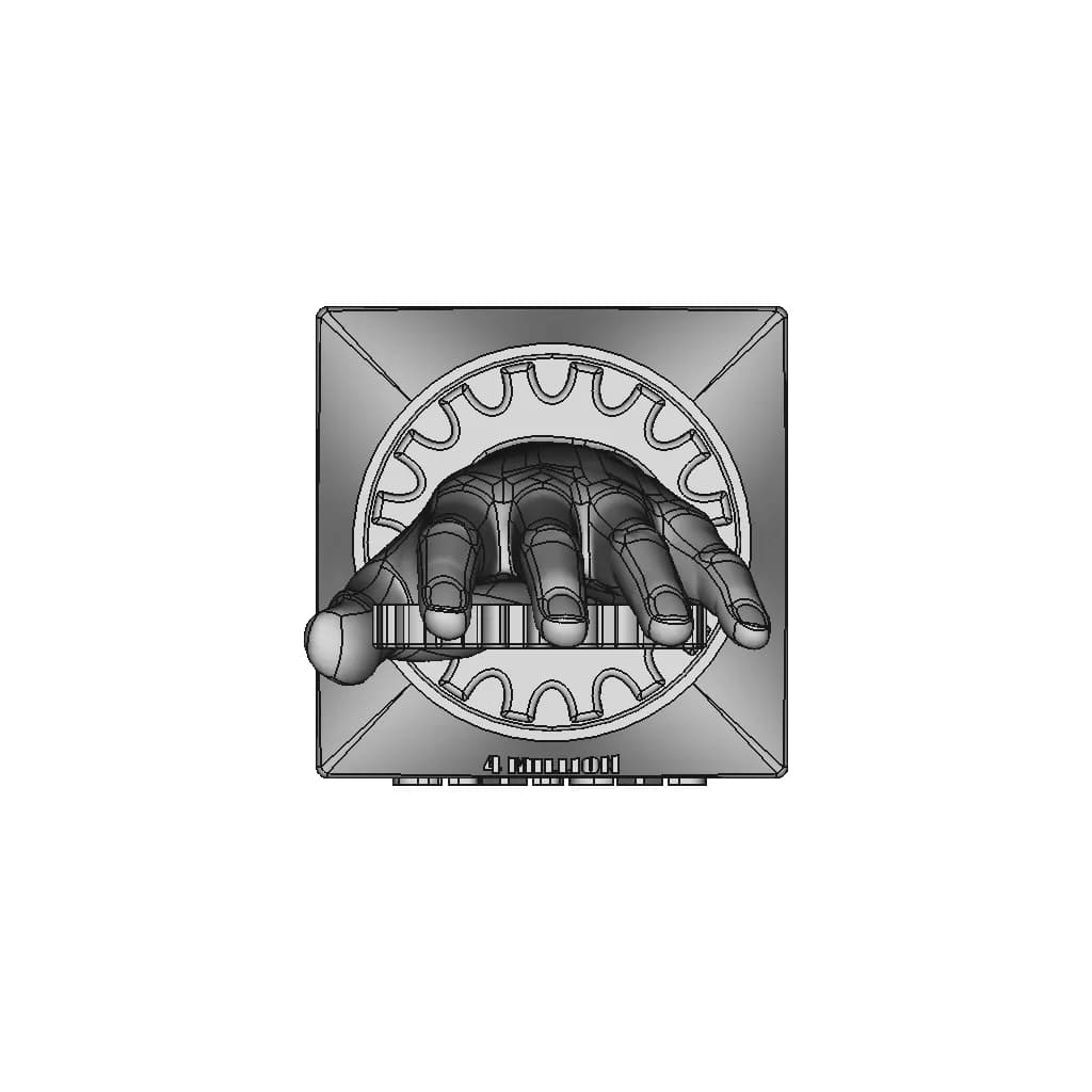 Trophy For 4 Million Member 1 | Professional CAD Design_270_0_degree_snapshot