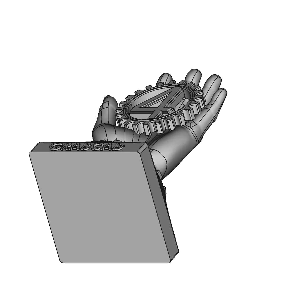 Trophy For 4 Million Member 1 | Professional CAD Design_60_30_degree_snapshot