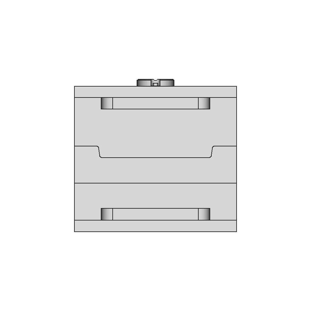 Metal Wallet For Credit Cards And Cash 1 | Professional CAD Design_0_90_degree_snapshot