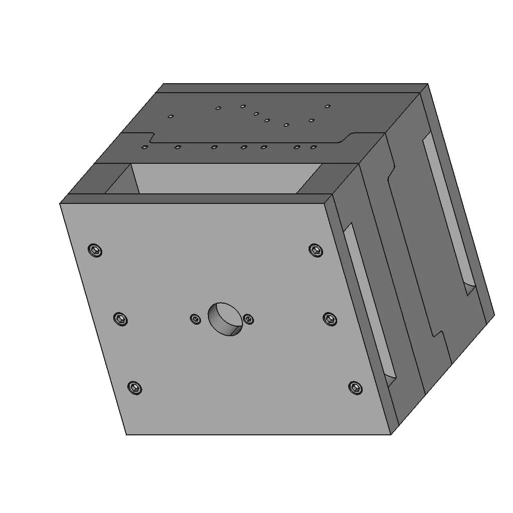 Metal Wallet For Credit Cards And Cash 1 | Professional CAD Design_60_30_degree_snapshot