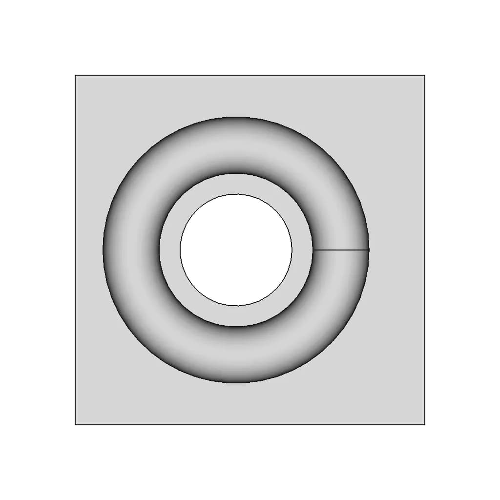 Lotus Flower Button 1 | Professional CAD Design_0_0_degree_snapshot