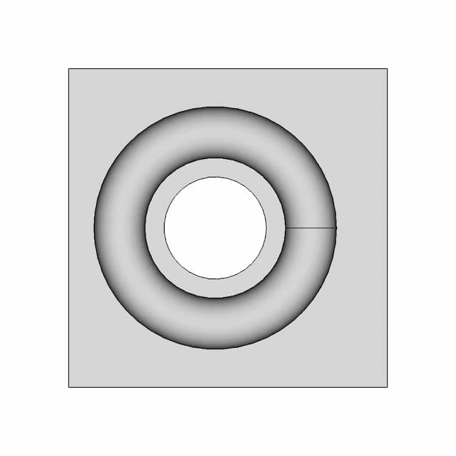 Lotus Flower Button 1 | Professional CAD Design