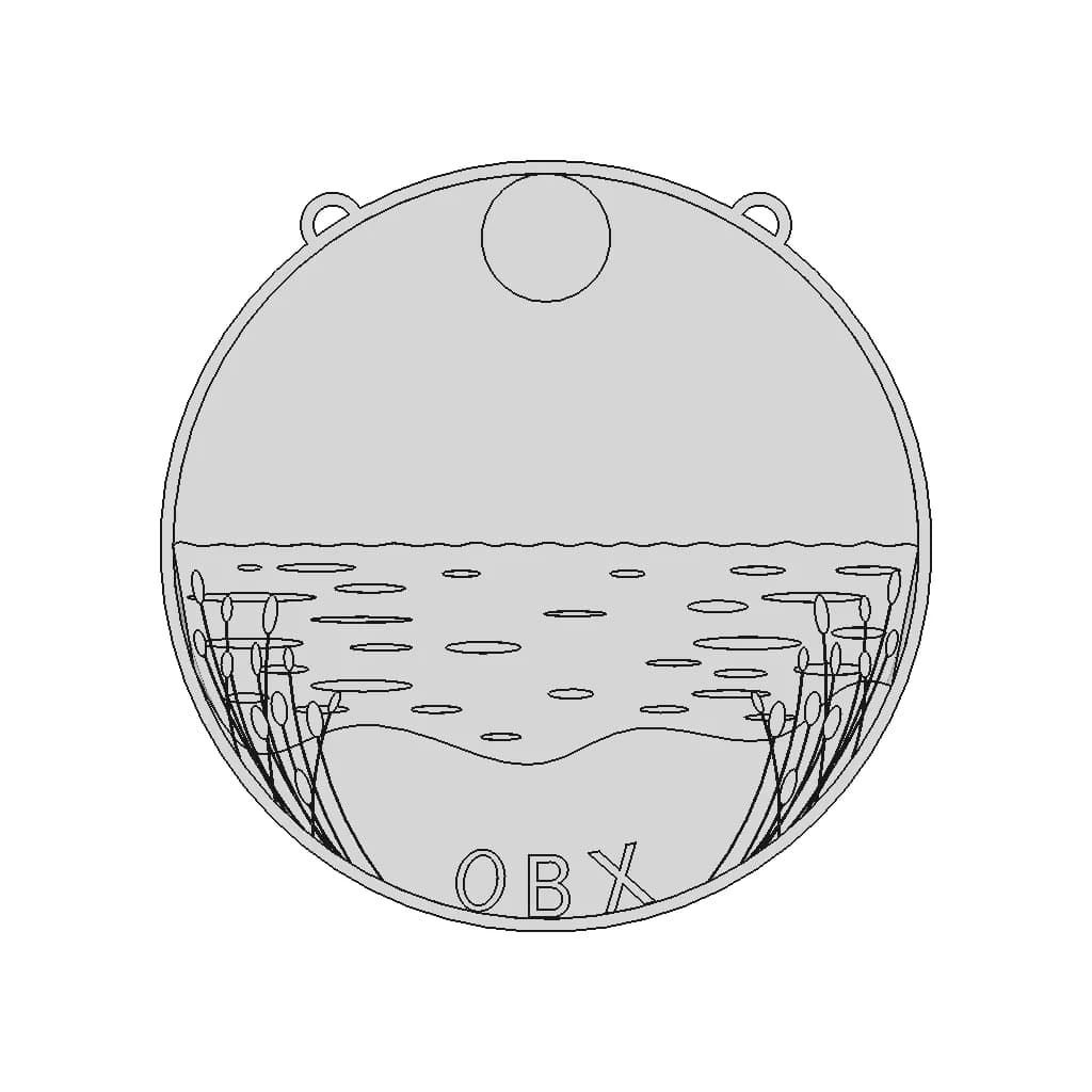 Patriotic Pendants 1 | Professional CAD Design_0_90_degree_snapshot