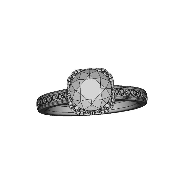 Jewelry Ring Render 1 | Professional CAD Design
