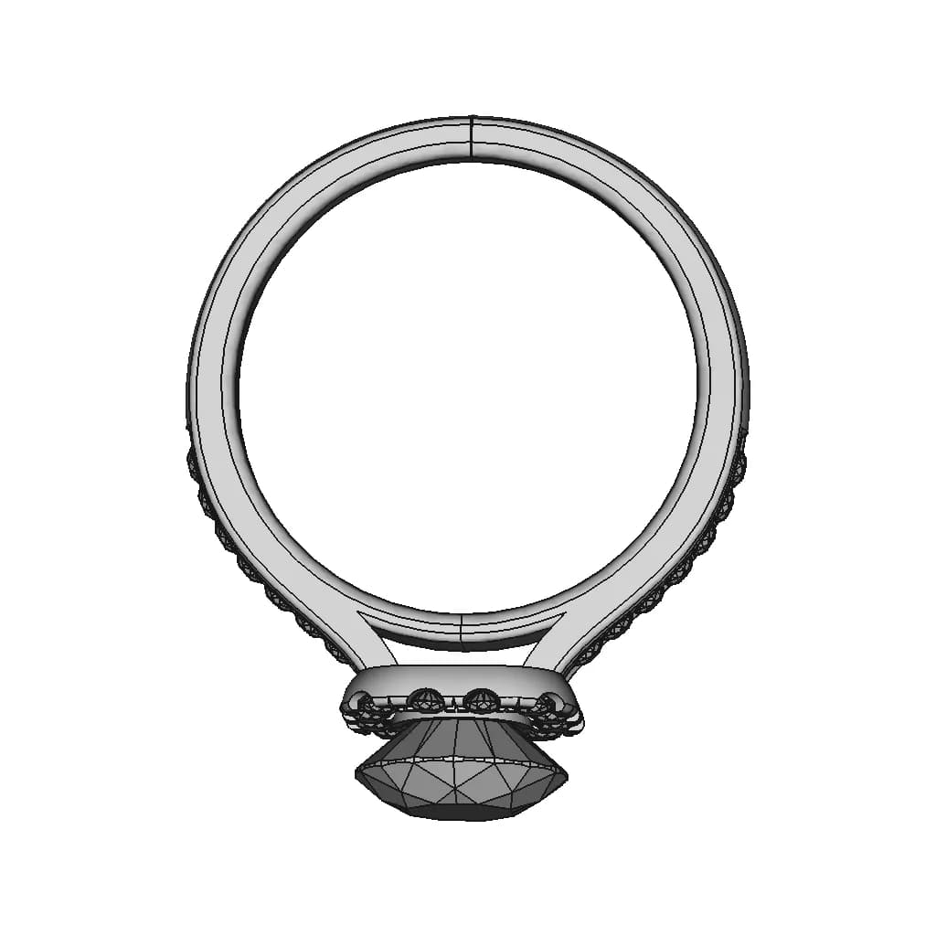 Crystal For Rendering Test 1 | Professional CAD Design_270_0_degree_snapshot