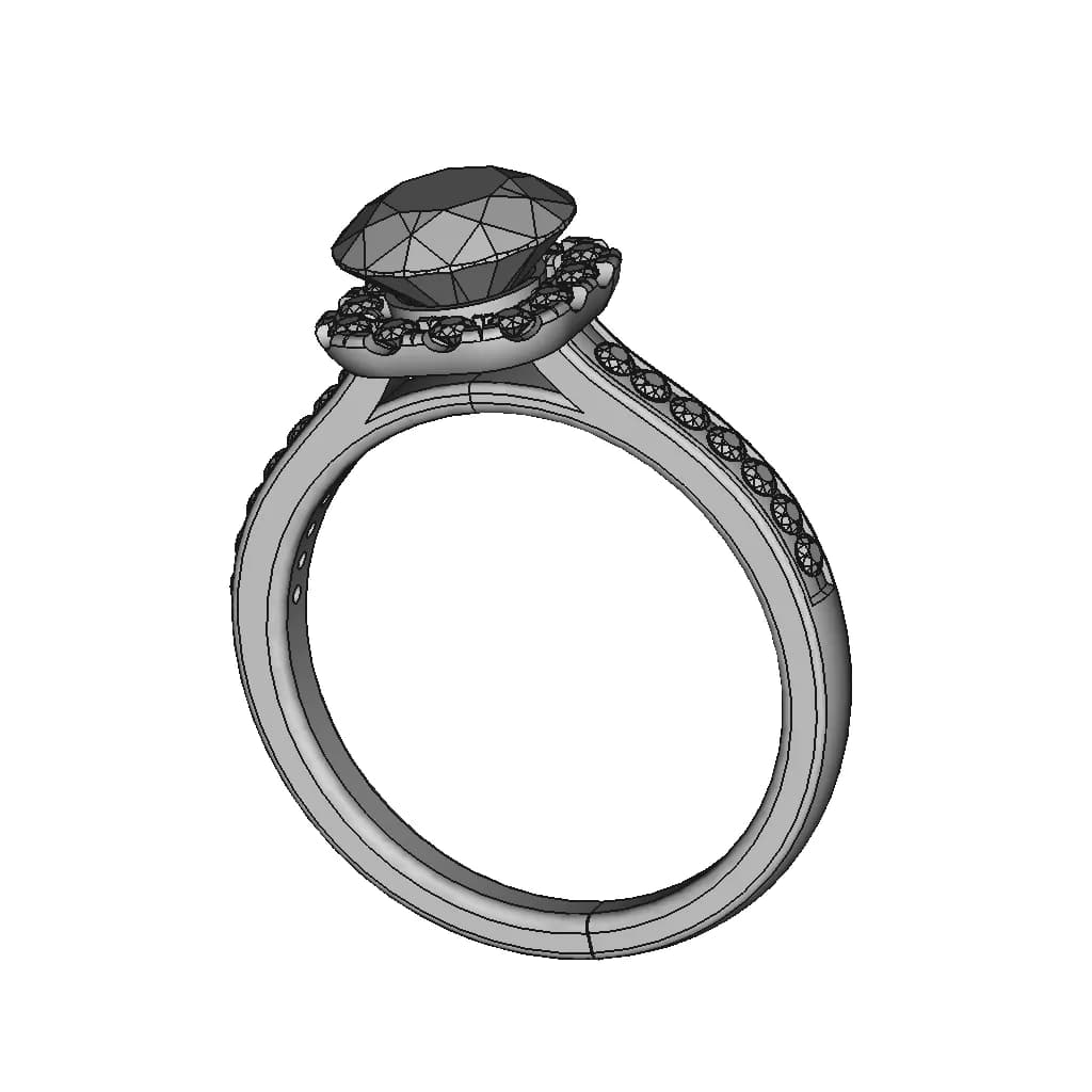 Crystal For Rendering Test 1 | Professional CAD Design_60_30_degree_snapshot